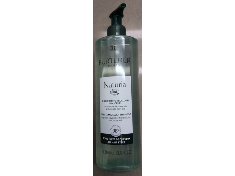 Rene Furterer Paris Gentle Micellar Shampoo, Naturia, 13.5 fl oz/400 mL