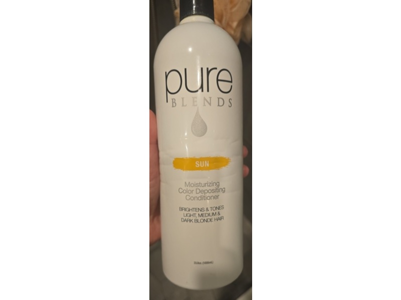Pure Blends Moisturizing Color Depositing Conditioner, Sun, 33 fl oz/1000 mL