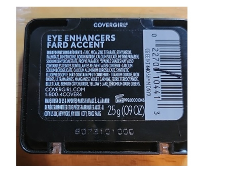 Covergirl Eye Enhancers, 440 Shimmering Onyx, 0.9 oz/2.5 g