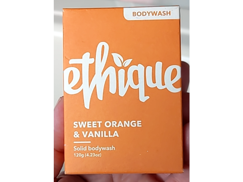 Ethique Solid Bodywash, Sweet Orange & Vanilla, 4.23 oz/120 g