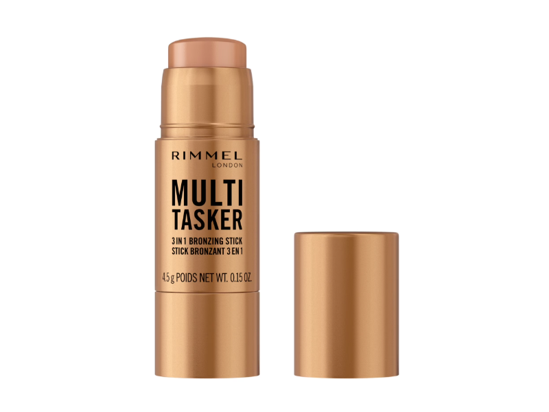 Rimmel London Multi Tasker 3 in 1 Bronzing Stick, 001 Light, 0.15 fl oz/4.5 g