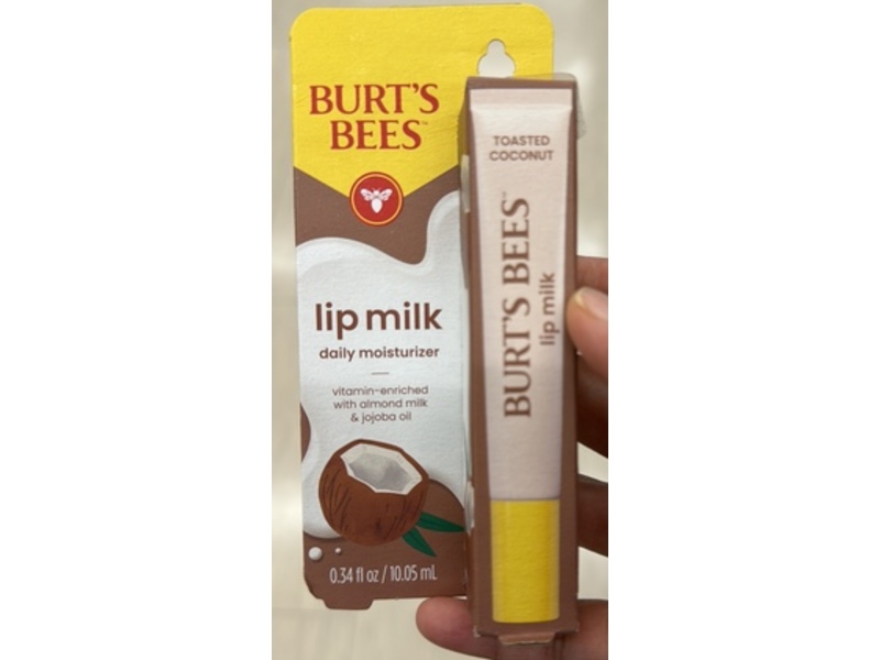 Burt’s Bees Lip Milk, Toasted Coconut, 0.34 fl oz/10.05 mL