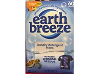 Earth Breeze Laundry Detergent Sheets, Citrus Fresh, 60 Loads, 30 Count - thumbnail 2