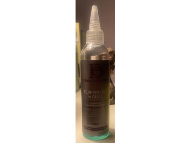 Design Essentials Soothing Scalp Tonic, Peppermint & Aloe, 4 oz/118 g