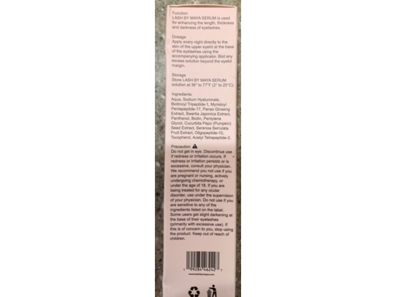 Lash By Maya London Eyelash Growth Serum, 0.1 fl oz/3 mL