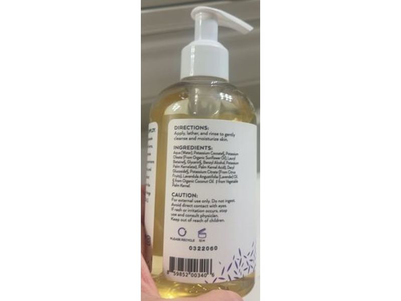 Thistle Farms Love Heals Head to Toe Body Wash, Lavender, 8 fl oz/237 mL