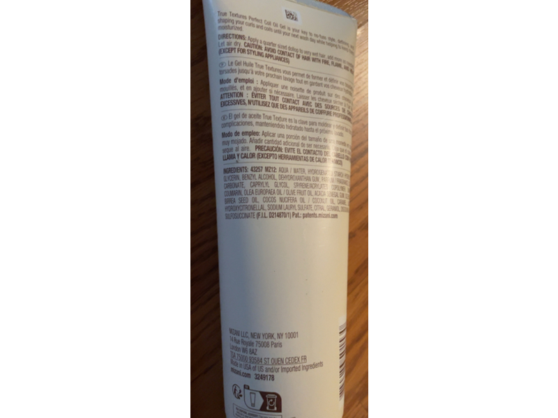 Mizani True Textures Perfect Coil Oil Gel, 11 fl oz/325 mL