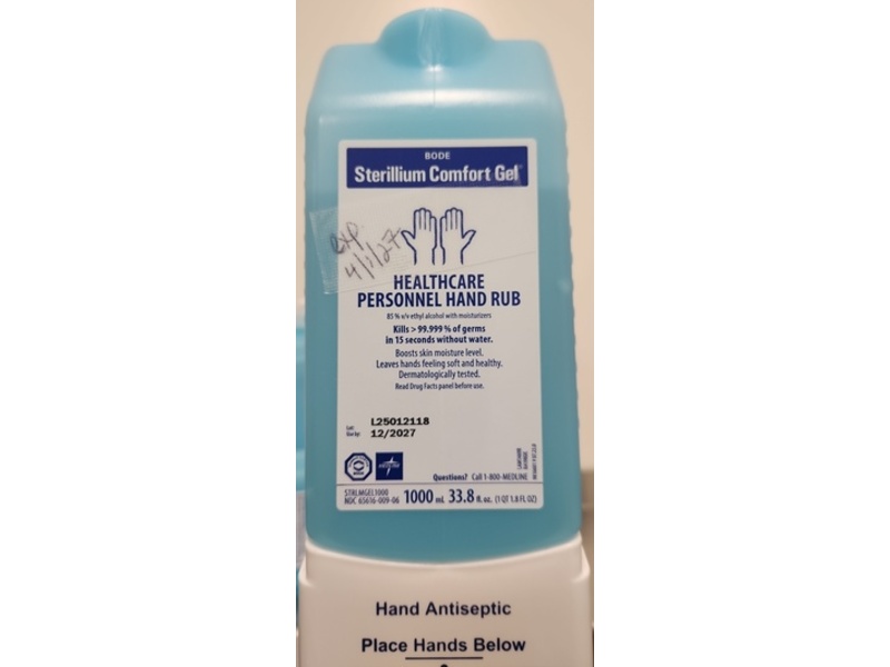Bode Chemie Sterillium Comfort Gel Personnel Hand Rub, 33.8 fl oz/1000 mL