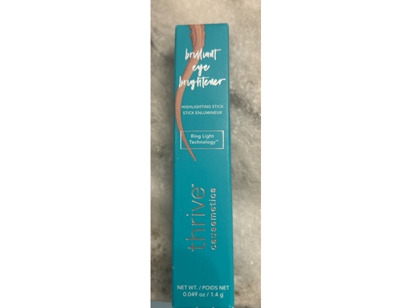 Thrive Causemetics Brilliant Eye Brightener, Pili Cool Gold Shimmer, 0.049 oz/1.4 g