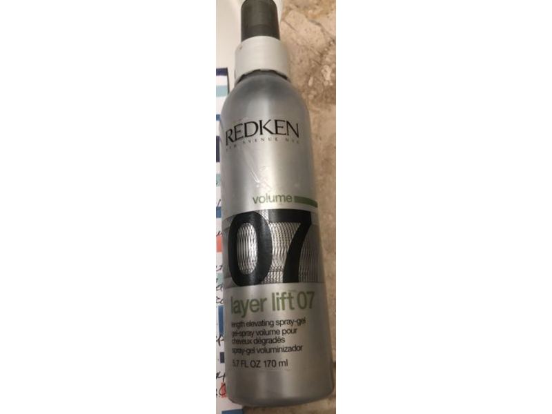 Redken Layer Lift Hair Spray Gel, Volume 07, 5.7 fl oz/170 mL
