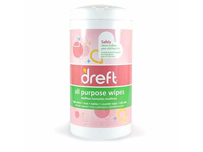 Dreft All Purpose Wipes, 70 Count, Pack Of 4