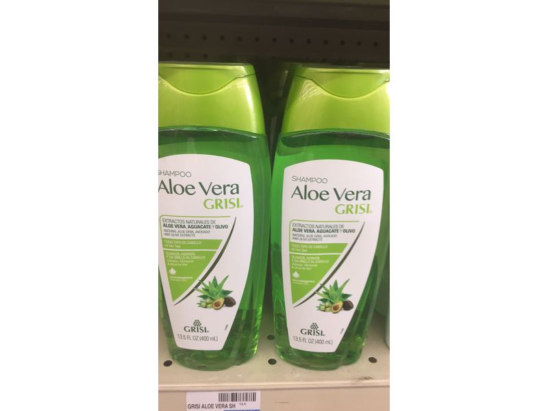 Grisi Shampoo, Aloe Vera, 13.5 fl oz/400 mL