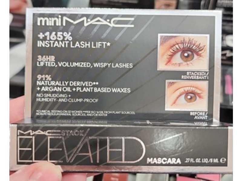 M.A.C Stack Elevated Mascara, Black Stack, 0.27 fl oz/8 mL