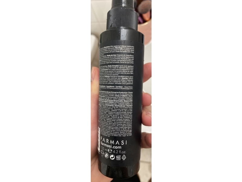 Farmasi VFX Pro Time Locker Fixing Spray, 4.2 fl oz/125 mL