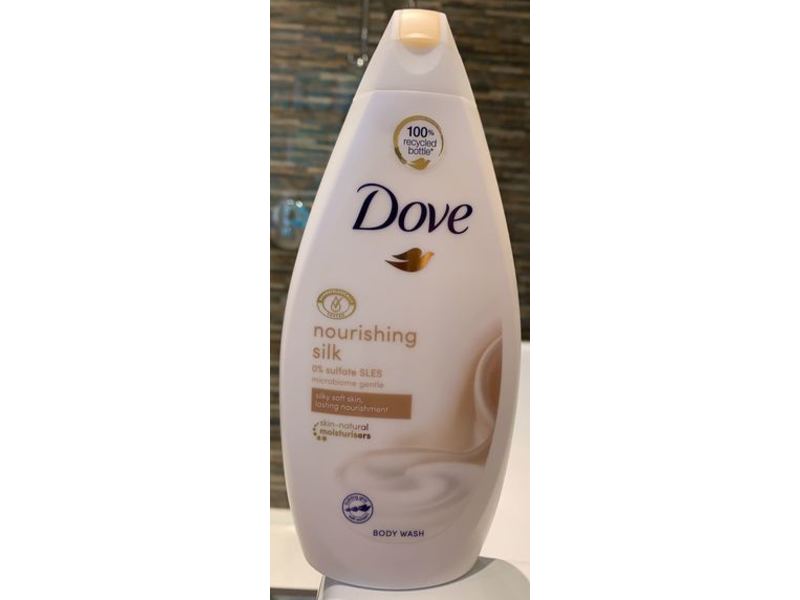 Dove Nourishing Silk Body Wash, 450 mL