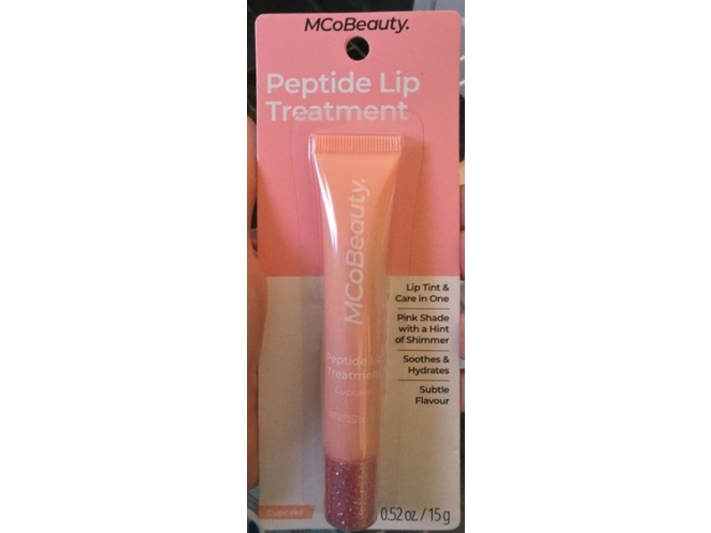 MCoBeauty Peptide Lip Treatment Tint, Cupcake, 0.52 oz/15 g