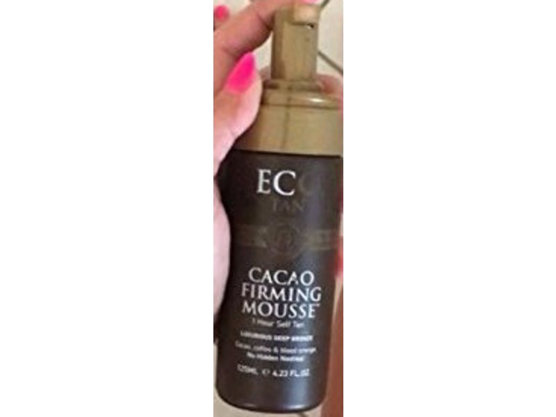 Ecotan Cacao Tanning Mousse, Dark, 4.23 fl oz/125 mL