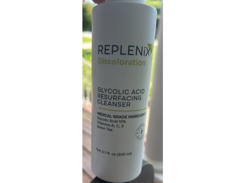 Replenix Discoloration Glycolic Acid Resurfacing Cleanser, 6.7 fl oz/200 mL