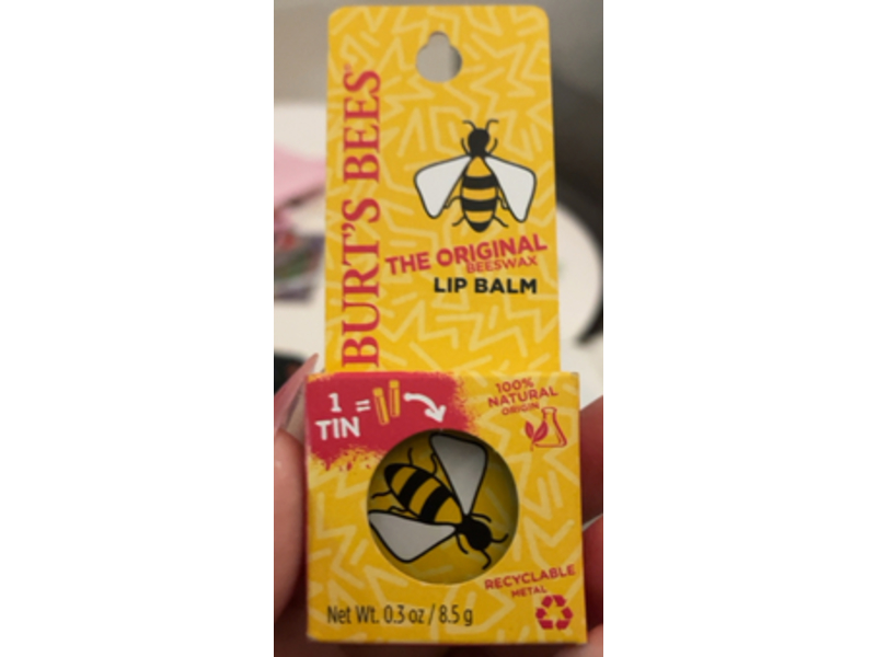 Burt's Bees The Original Bee Wax Lip Balm, 0.3 oz/8.5 g