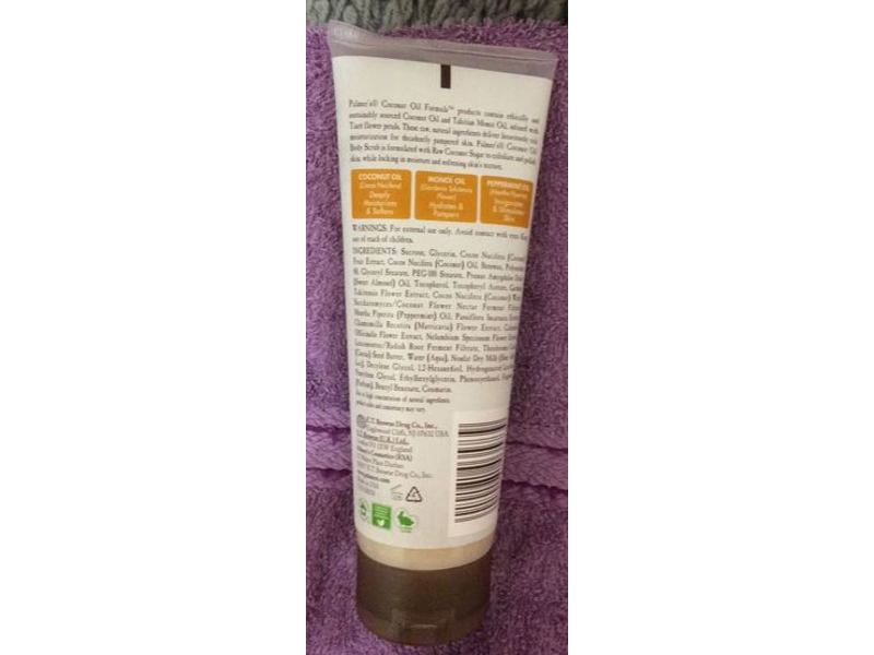 Palmer's Coconut Sugar Body Scrub, Raw Coconut Sugar, 7 oz/200 g