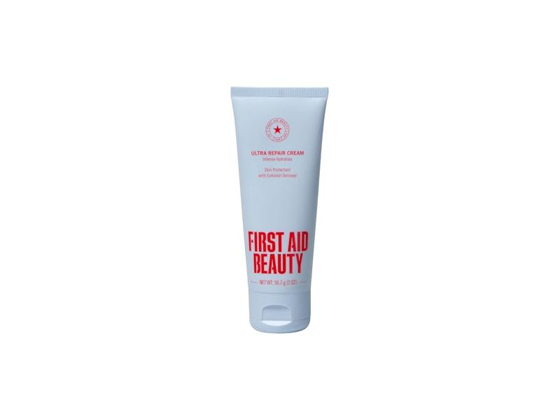 First Aid Beauty Ultra Gentle Cream-To-Foam Facial Cleanser, Glycerin, 2 oz/56.7 g