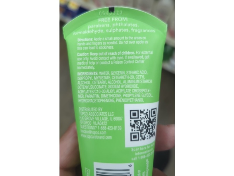 Topcare Beauty Laboring Hands Hand Cream, 3 oz/85 g