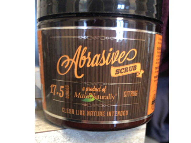 Maid Naturally Abrasive Scrub, Citrus, 17.5 oz