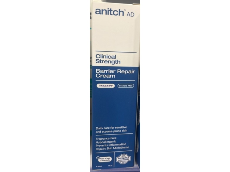Anitch AD Clinical Strength Barrier Repair Cream, 1 fl oz/30 mL