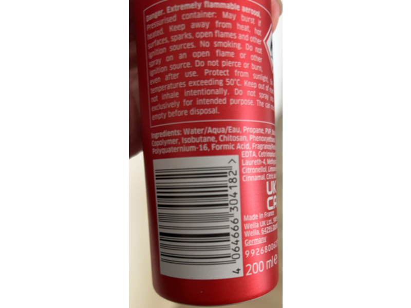 Wella Shock Waves Volume Mousse, 200 mL