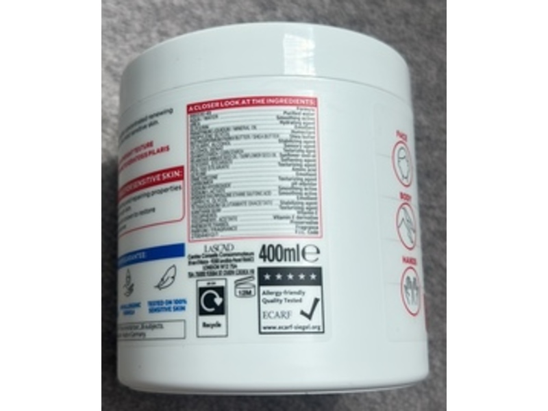 Mixa Cica Repair + Renew Cream, Urea, 400 mL
