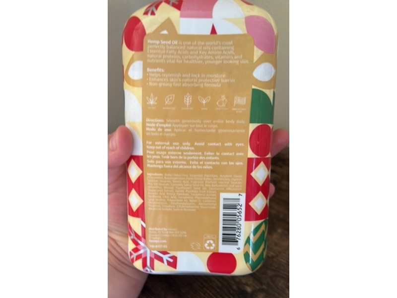 Hempz Body Lotion,Toasted Vanilla Caramel,17 oz/500 mL