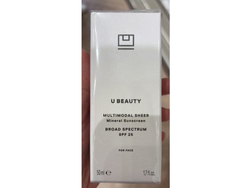 U Beauty Multimodal Sheer Mineral Sunscreen, SPF 25, 1.7 fl oz/50 mL