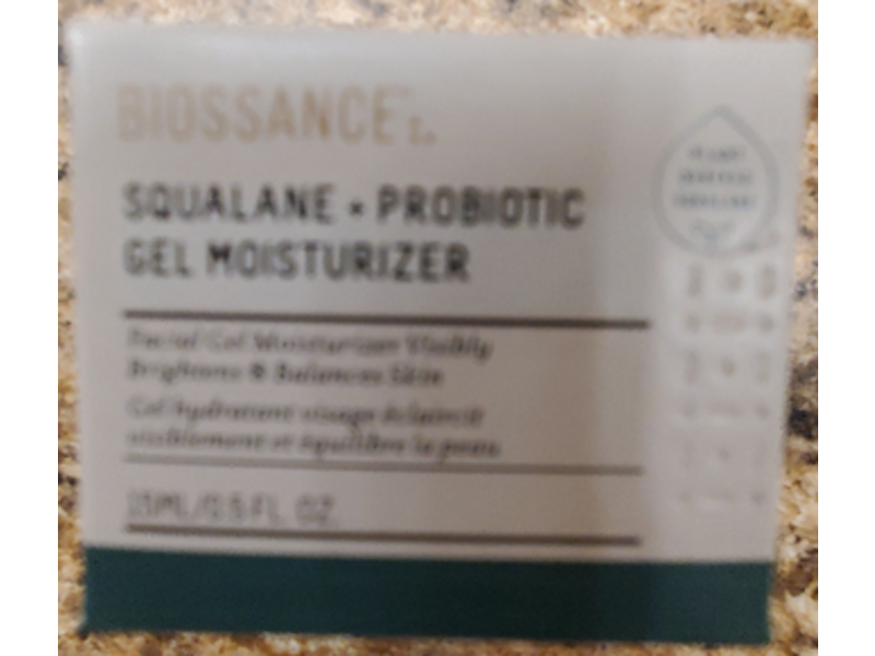 Biossance Squalane + Probiotic Gel Moisturizer, 0.5 fl oz/ 15 mL