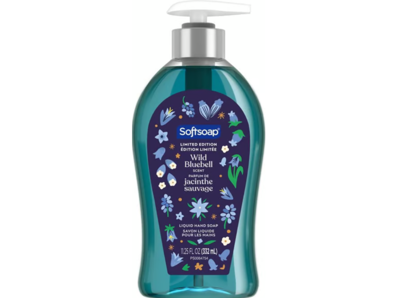Softsoap Liquid Hand Soap, Wild Bluebell Scent, 11.25 fl oz/332 mL