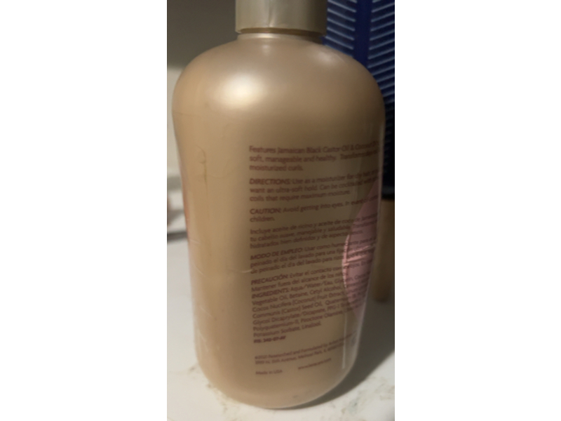 KeraCare Curlessence Moisturizing Curl Activator, Jamaican Black, Castor Oil & Coconut Oil, 12 fl oz/355 mL