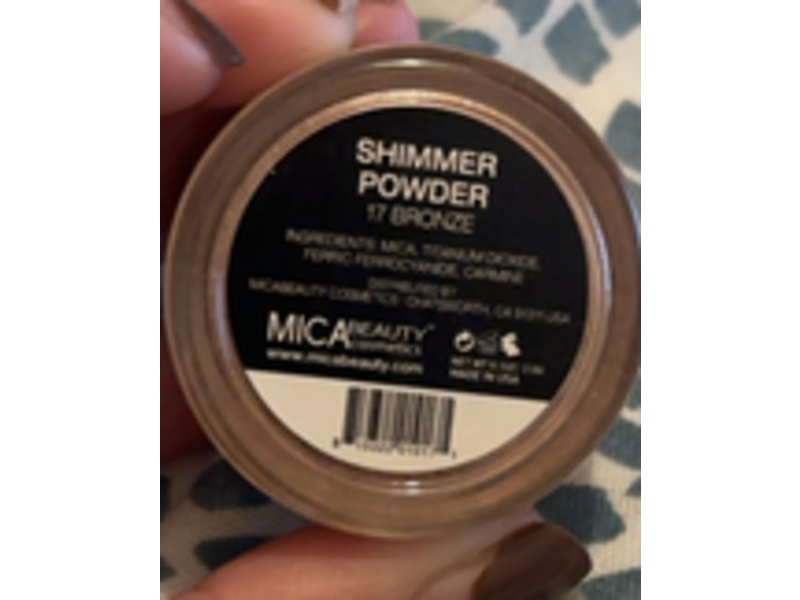 Micabella Mica Beauty Mineral Eye Shadow, 17 Bronze, 2.5 g