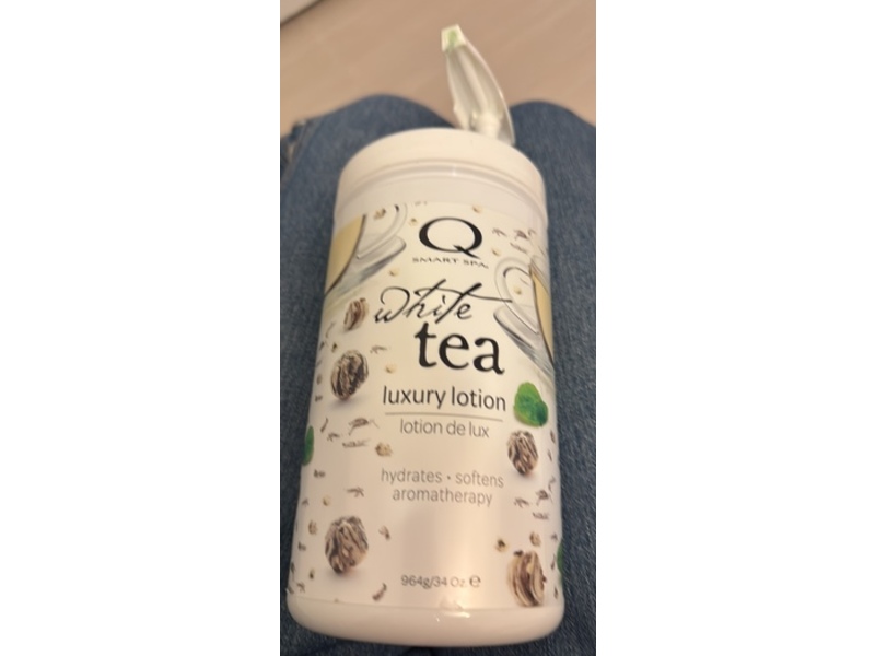 Q Smart Spa White Tea Luxury Lotion, 34 oz/964 g