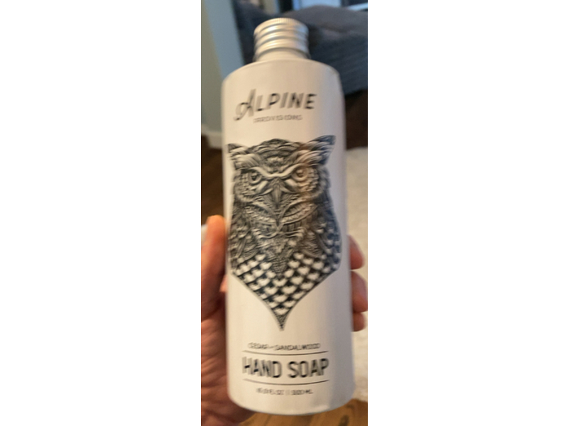 Alpine Provisions Hand Soap, Cedar & Sandalwood, 16.9 fl oz/500 mL