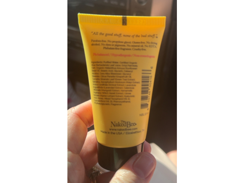 The Naked Bee Hand & Body Lotion,Grapefruit Blossom Honey, 1.5 fl oz/45 mL