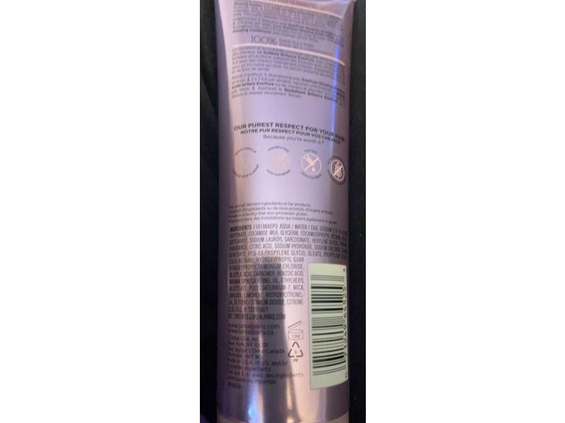 L'Oreal Paris Ever Pure 1 Glossing Shampoo, Sulfate-Free, 8.5 fl oz/250 mL