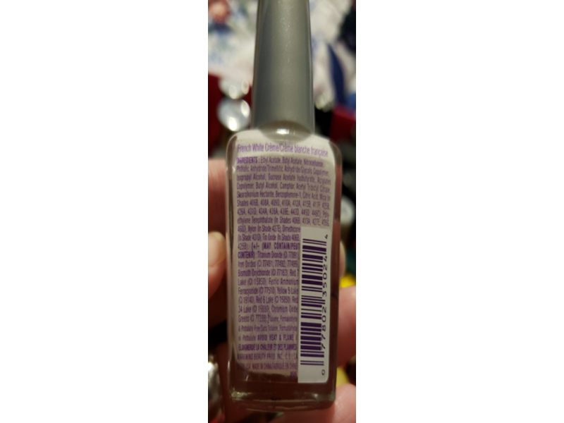 Wet n Wild Wild Shine Nail Color, 449C French White Creme, 0.43 fl oz/12.7 mL