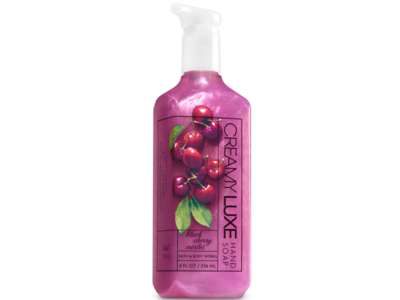 Bath & Body Works Creamy Luxe Hand Soap, Black Cherry Merlot, 8 oz/236 mL