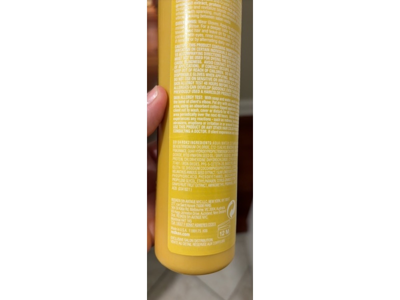 Redken Blonde Glam Color Enhancer, Rich Vanilla, 8.5 fl oz/250 mL