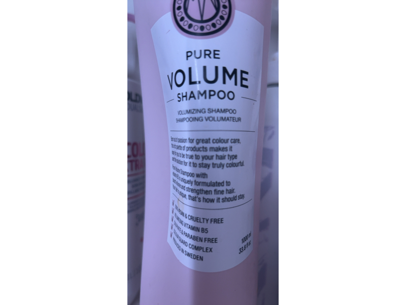 Maria Nila Pure Volume Shampoo, 33.8 fl oz/1000 mL