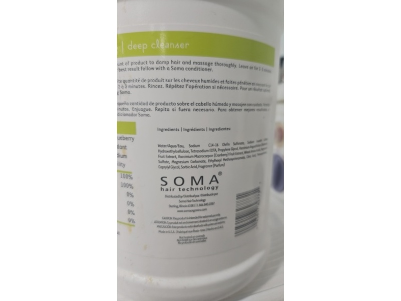 Soma Hair Technology Clarifying Shampoo, 64 fl oz/1.89 L