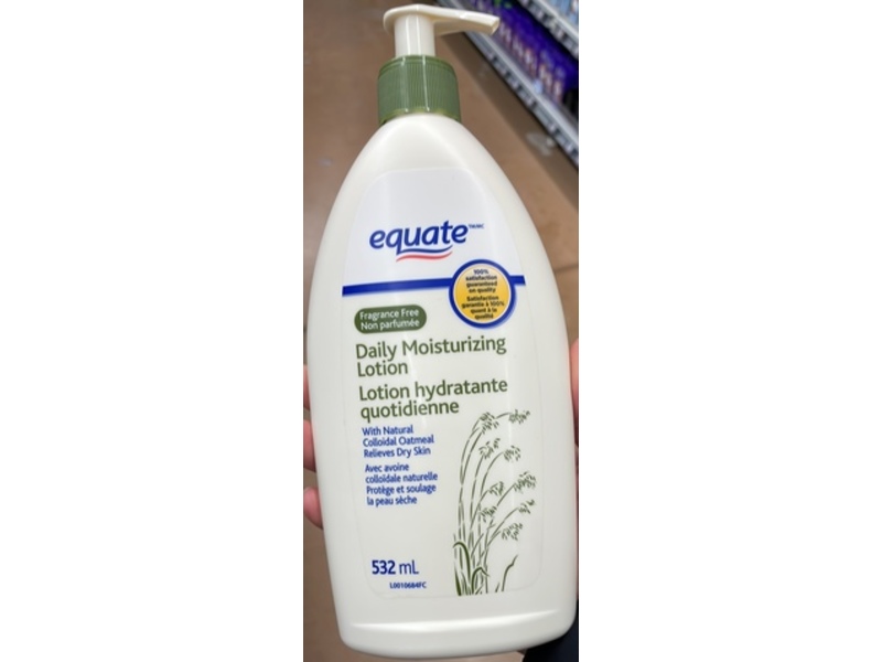 Equate Daily Moisturizing Lotion with Natural Colloidal Oatmeal, 532 mL