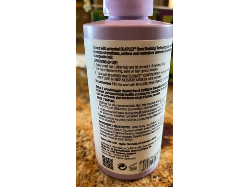 Olaplex Nº .4P Blonde Enhancer Toning Shampoo, 8.5 fl oz/250 mL