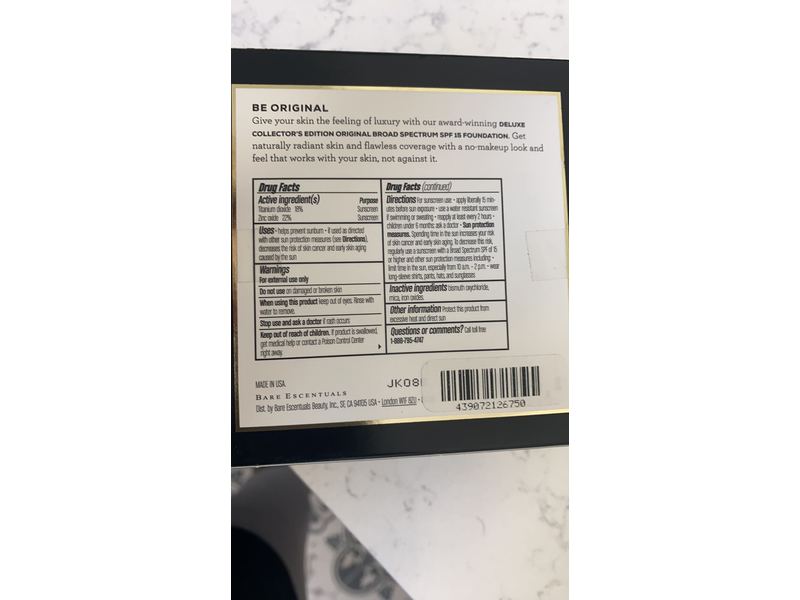 bareMinerals Deluxe Original Foundation, 0.6 oz / 18 g