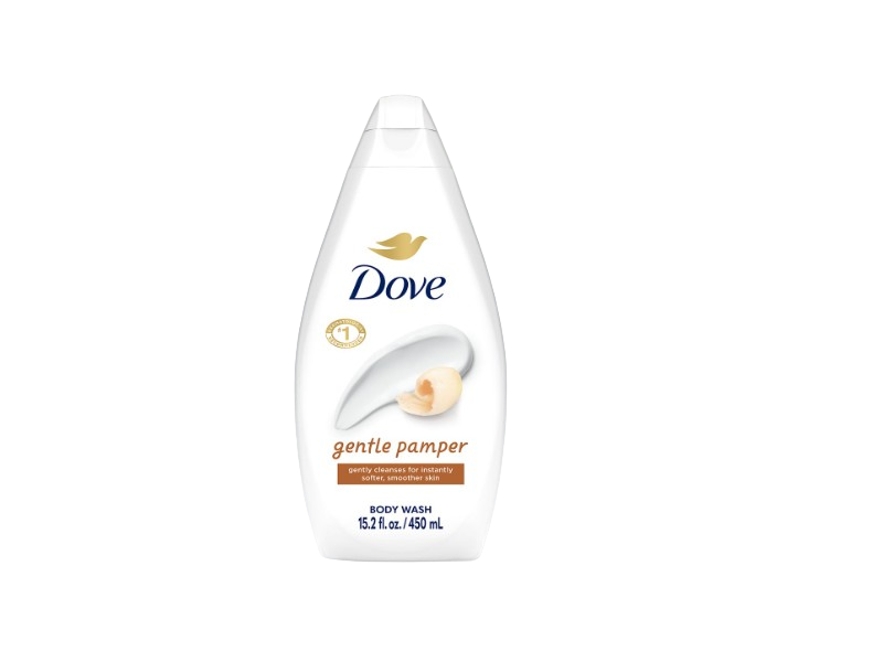 Dove Gentle Pamper Body Wash, 15.2 fl oz/450 mL, Pack Of 3