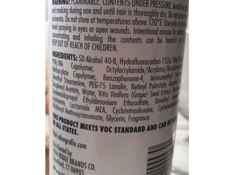 Salon Grafix Professional Shaping Hair Spray, Extra Super Hold, 9 oz/255 g, Pack Of 3